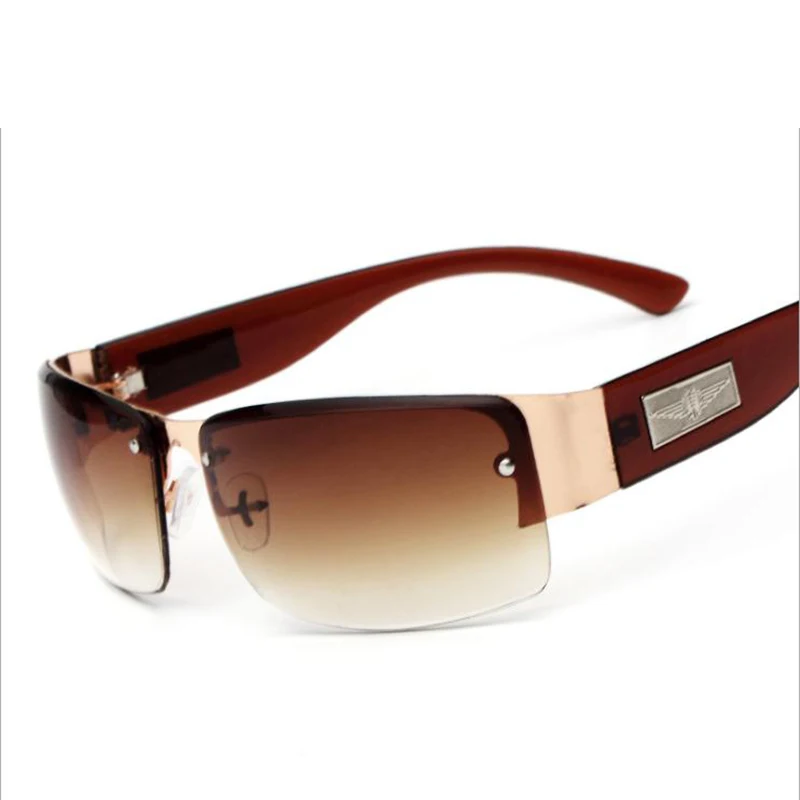 Очки солнцезащитные в ретро стиле UV400 для мужчин и женщин модные брендовые