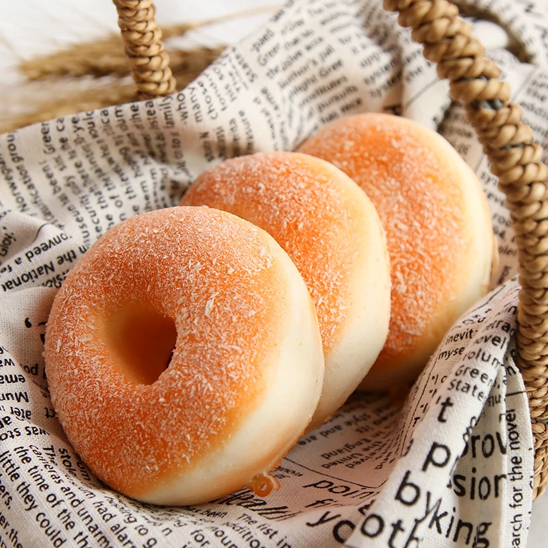 

Simulation Bread Creative Funny Decorative Props Squishy Stress Relief Toys Donuts Bread Model Toast Cartoon Cute Bread Model