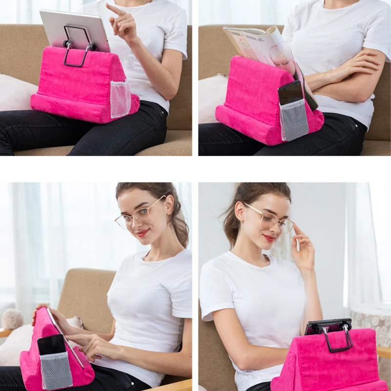 Multi-Angle Soft Pillow Lap Stand for iPads Smartphones Tablets Books eReaders Magazines Support 7 Colors Available | Дом и сад