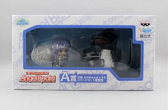 Экшн фигурка Милая Q Version Angel Beats Tachibana Kanade Piano PVC 6 5 см подарок Мультяшные игрушки