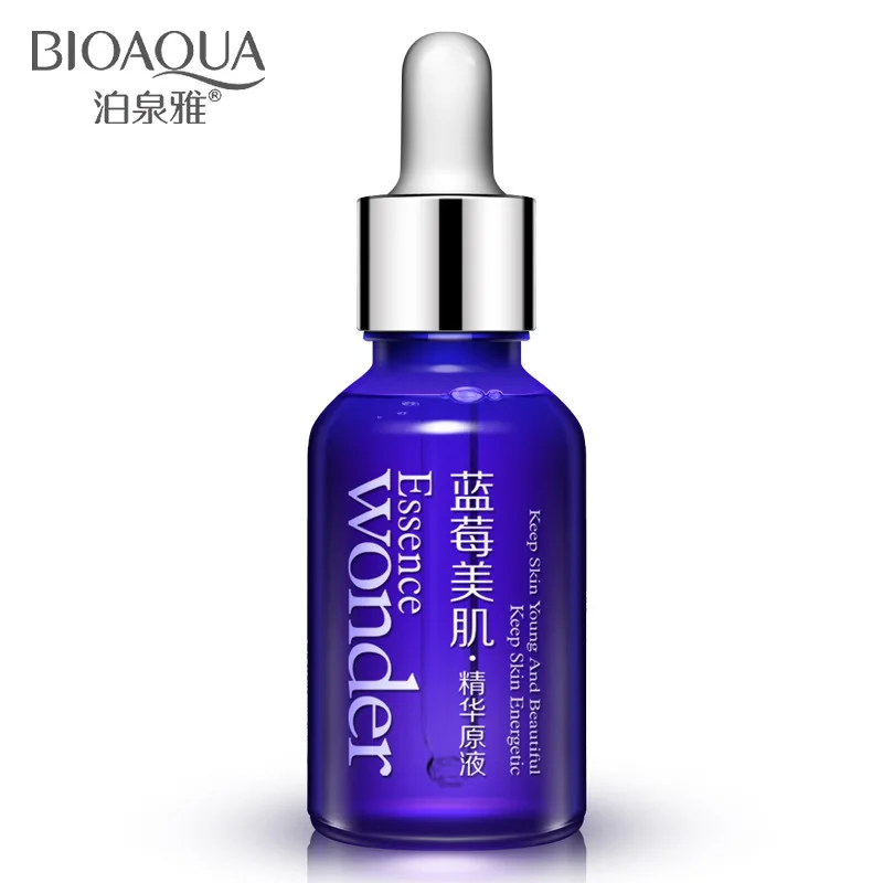 

BIOAQUA Blueberry Wonder Essence Serum Face Lifting Anti Aging Wrinkle Serum of Youth Organic Cosmetic Charm liquid Skin Care