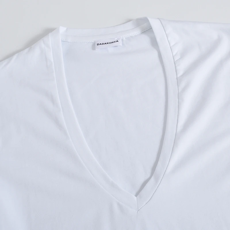 DADAKOREA летняя однотонная фронтальная короткая задняя длинная Сексуальная мужская