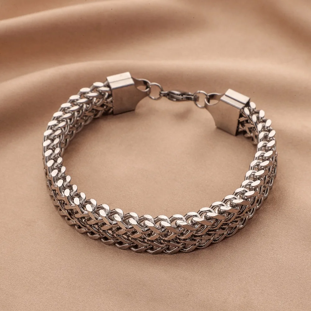 

Men's Bracelet High Quality Stainless Steel Bracelet Male Snake Chain On Hand Men's Chain Bangle Rock Jewelry Gifts Bracelet