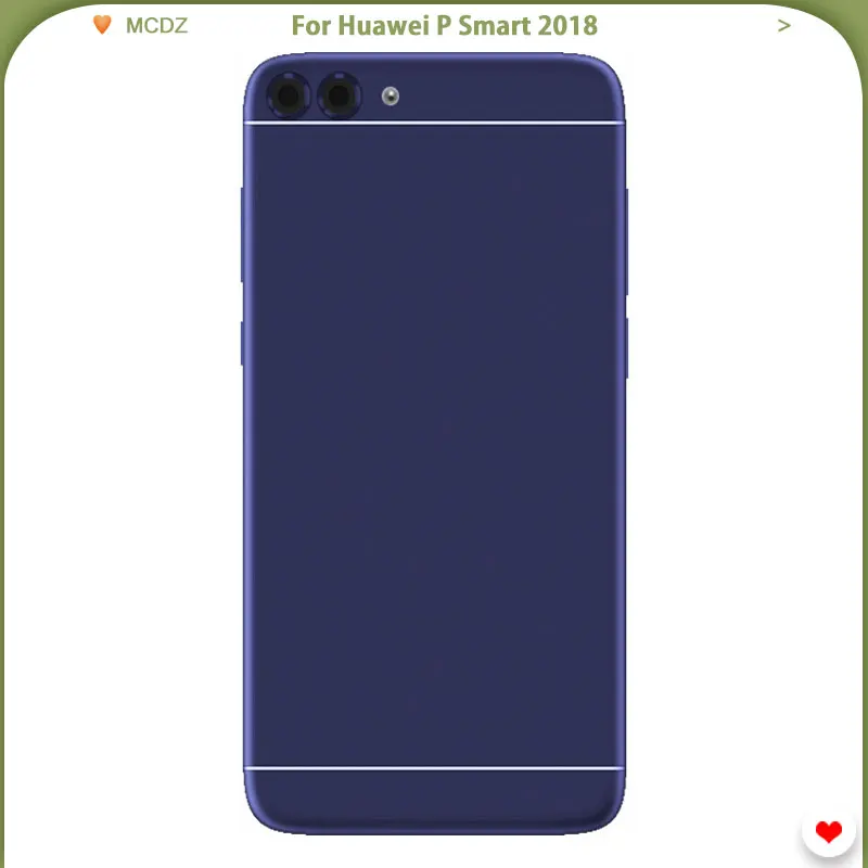 Для смартфона Huawei Enjoy 7 S/P 2018 задняя крышка корпуса + рамка для камеры Боковая