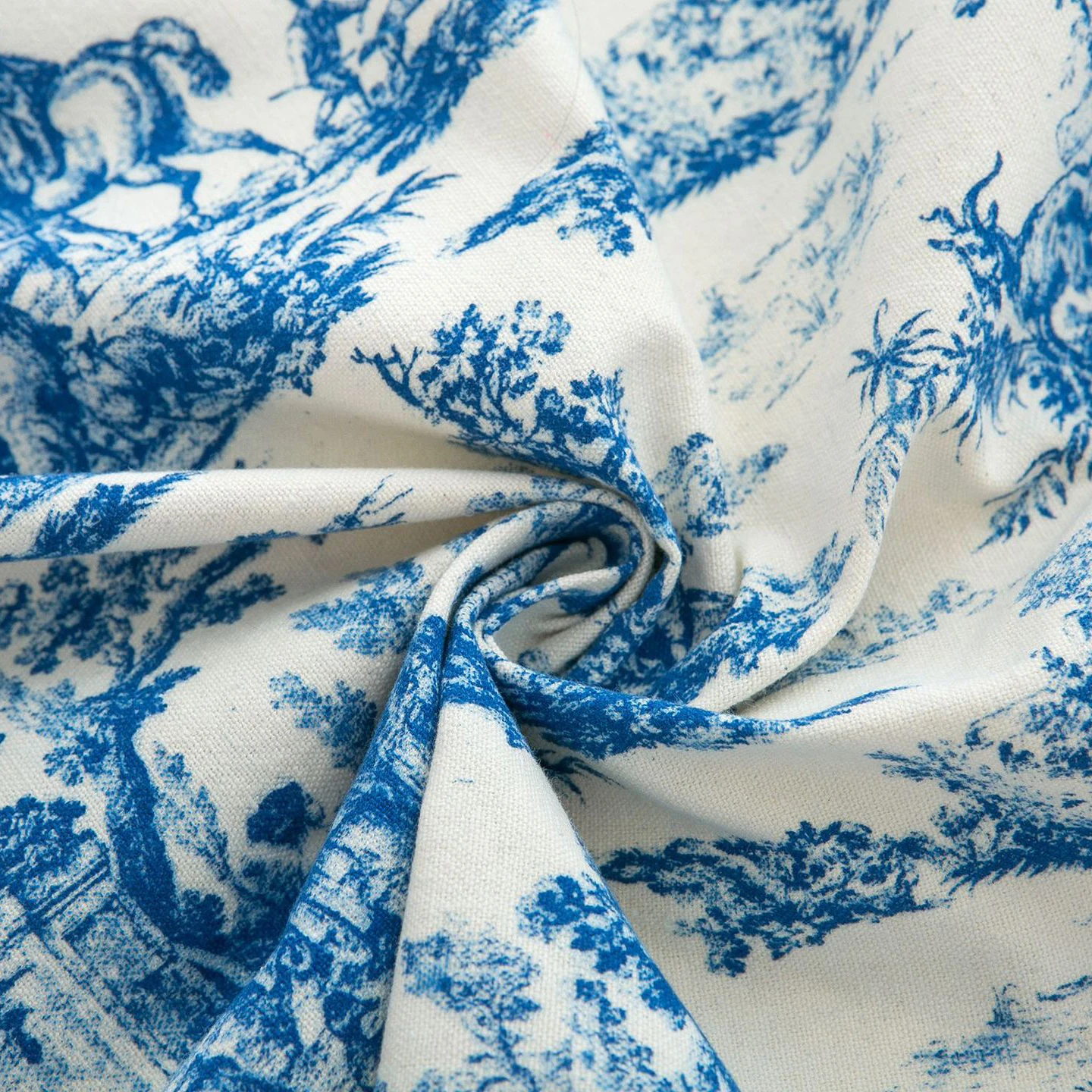 Скатерть круглая в стиле ретро синяя скатерть для обеденного стола Кухонное