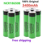 18650 3400 мАч батарея NCR18650B с оригинальными 3,7 V для цифрового фотоаппарата panasonic подходит для фонарей плюс острым без защиты