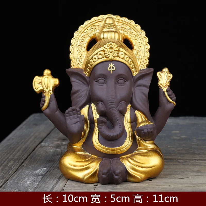 Керамические украшения Ganesha Ganisa Большой Слон Бог Юго Восточная Азия Тайланд
