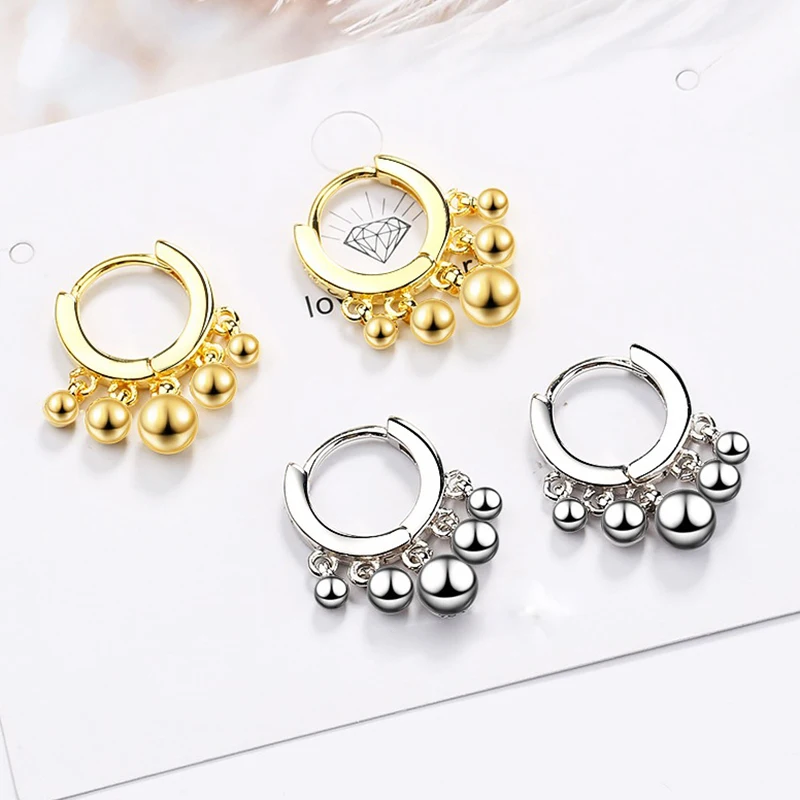 Маленькие серьги-кольца простые минималистичные серьги-гвоздики с маленькими