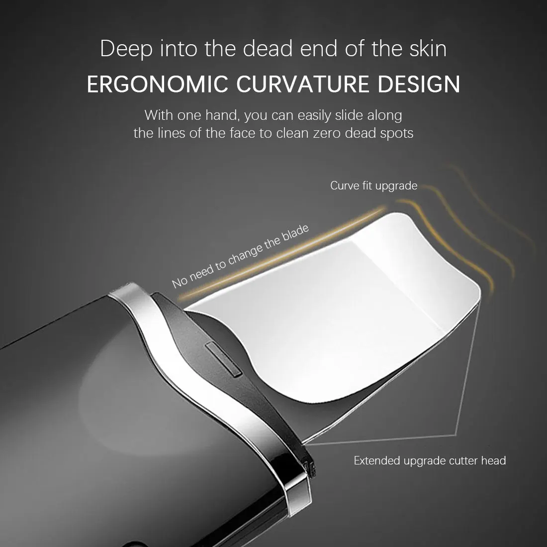 

Ultrasonic Face PeelingUltrasonic Skin Scrubber Deep Facial Cleaning Machine Remove Dirt Blackhead Reduce Wrinkles Spots Facial