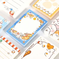 cute rabbit memo pad kawaii sticky notes stationery sticker index planner sticker office school supplies 100 sheetspack notepad