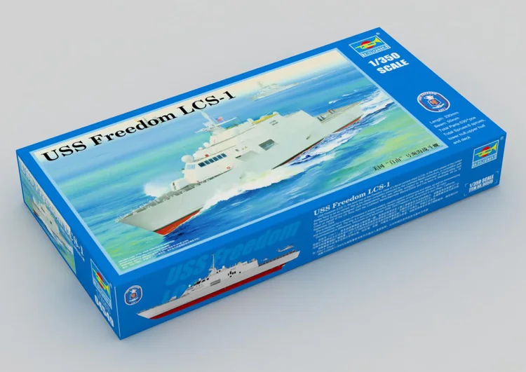 Игрушечный боевой корабль Trumpeter 04549 масштаб 1/350 USS Freedom LCS 1 литоральный хобби