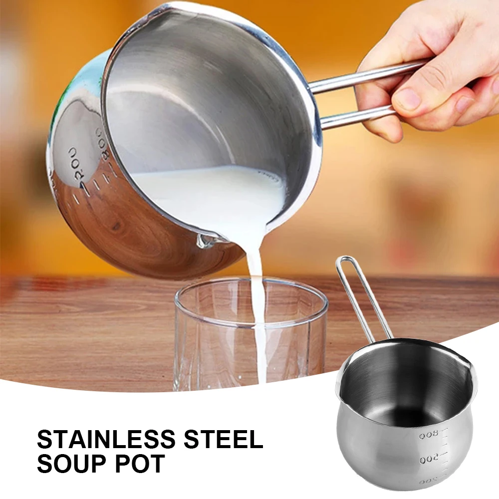 Антипригарная Кастрюля кофейник из нержавеющей стали для взбивания молока и