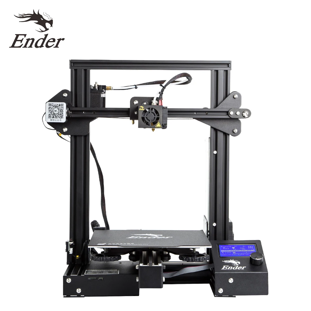 3D принтер Creality Ender 3/Ender 3 Pro высокоточный экструдер MK 10 с функцией 3d печати размер