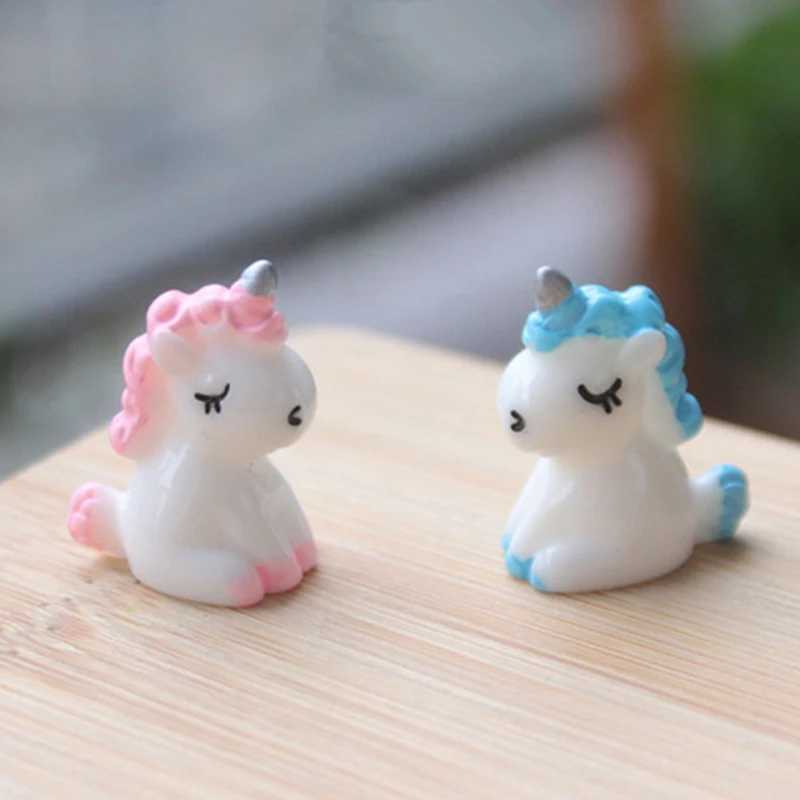 

DIY Resin Unicorn charms for slime additive Clay Mold Kids Interactive Tools Slime Fluffy Filler Decoration Children's Toys