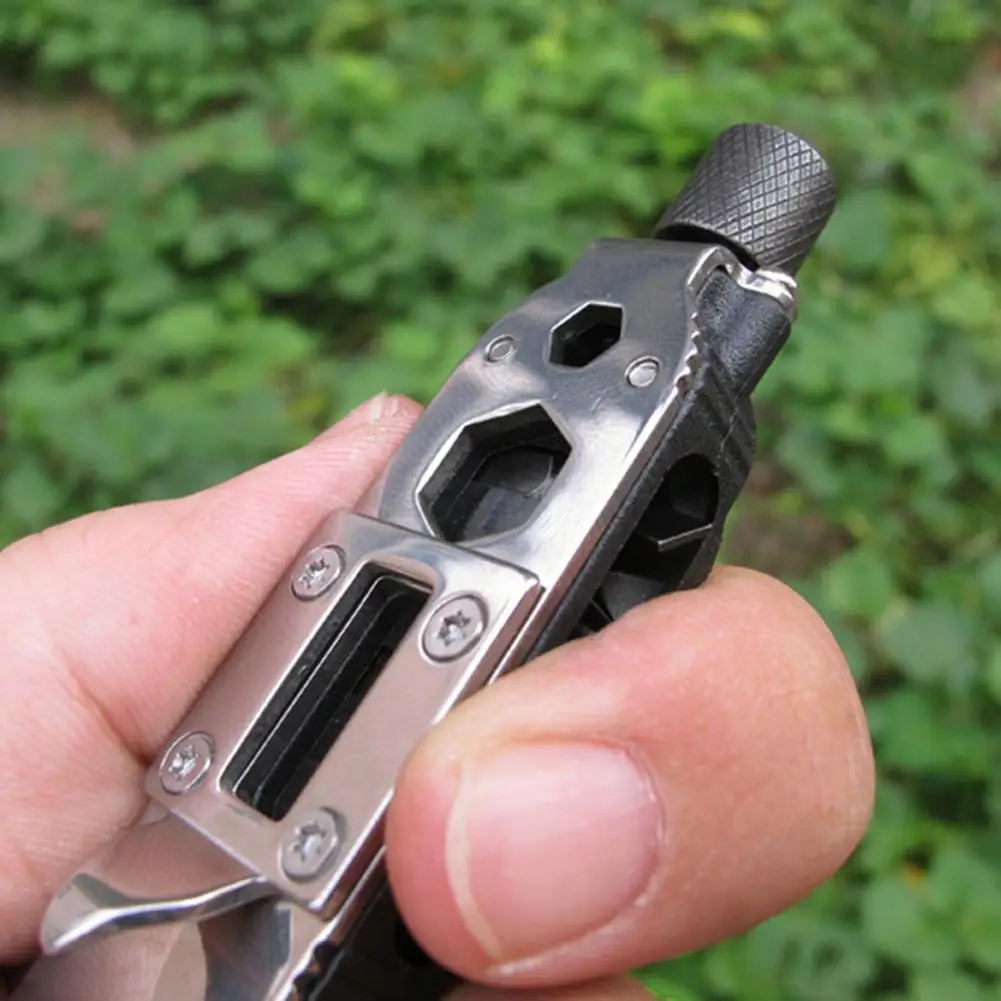 Карманный мини штатив с шестигранной отверткой карабином и светодиодной