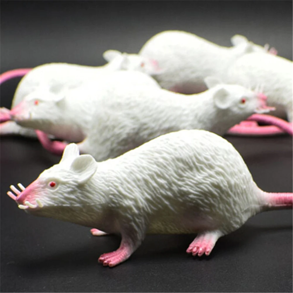Искусственная мышь с длинным хвостом крыса розыгрыш игрушка реквизит для