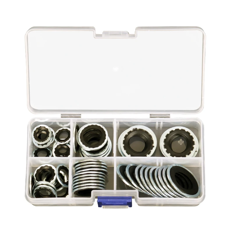 

Automobile Air Conditioning System Gasket, A/C Compressor Expansion Valve Pipe Head Sealing Ring Repair Parts 60 Pieces/Set