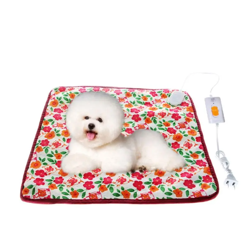 

1Pc Pet Puppy Dog Cat Kitten Warm Electric Heat Pad Heating Blanket Bed Mat