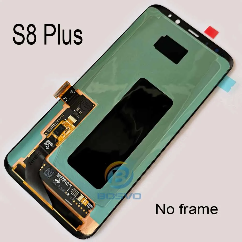Для samsung S8 G950 G950F ЖК-экран S8 Plus G955 с сенсорным дигитайзером с рамкой в сборе
