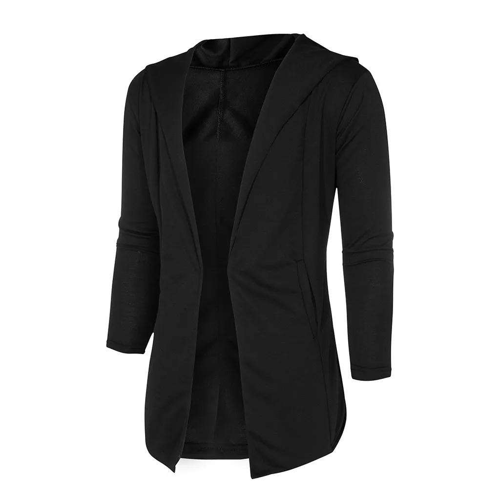 Кофта с капюшоном однотонная длинным рукавом Z0219 размер M-5Xl размера плюс | Женская