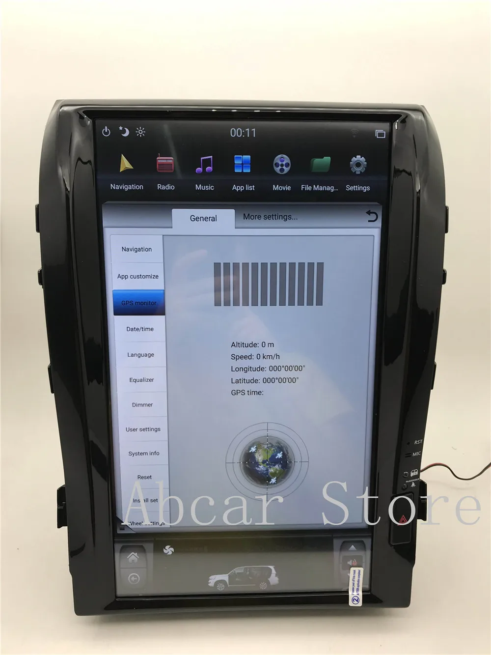 1" Tesla стиль Android 8,1 PX6 HDMI Автомобильный dvd-плеер gps навигация для Toyota LAND CRUISER LC200 2008- радио ips стерео