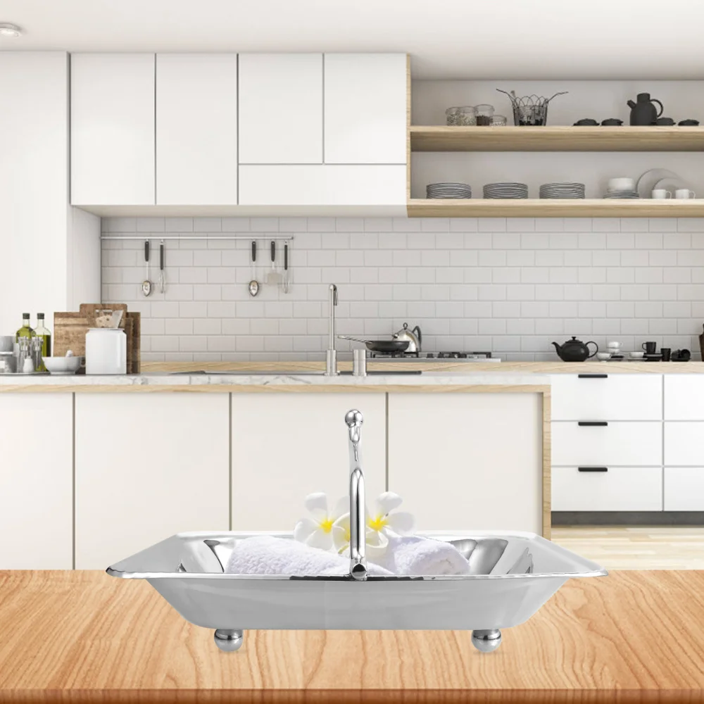 

Towel Tray Storage Tray Dish Plate Fruit Trays Cosmetics Jewelry Organizer