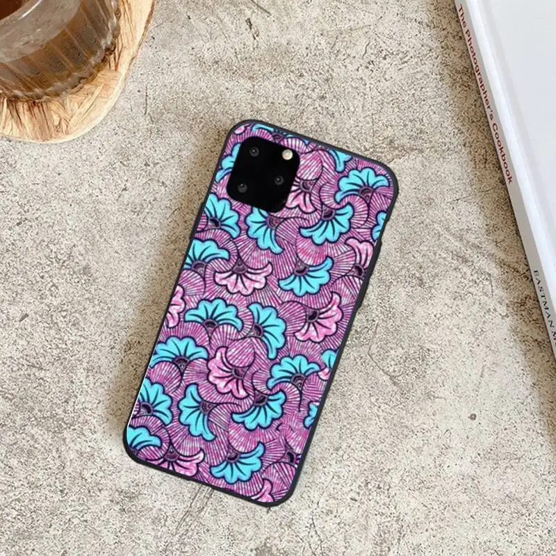 

African Style Fabric Print Printing Phone Case For Iphone 6 6s 7 8 Plus XR X XS XSmax 11 12 Pro Mini Max