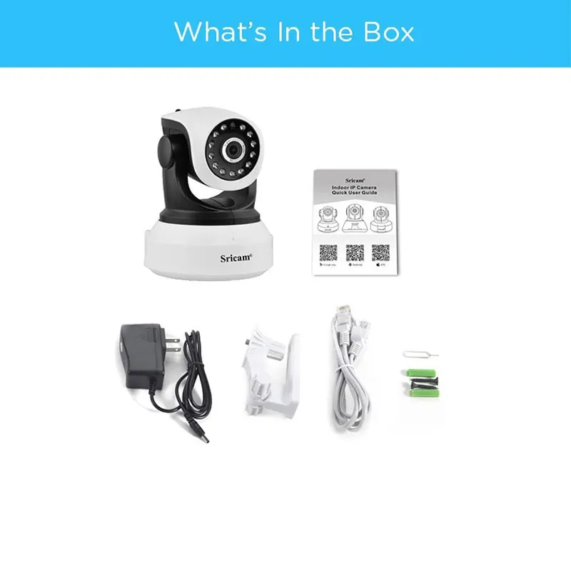Sricam SP017 4X Zoom мини беспроводной умный дом детский монитор HD 2.0MP Wifi IP камера