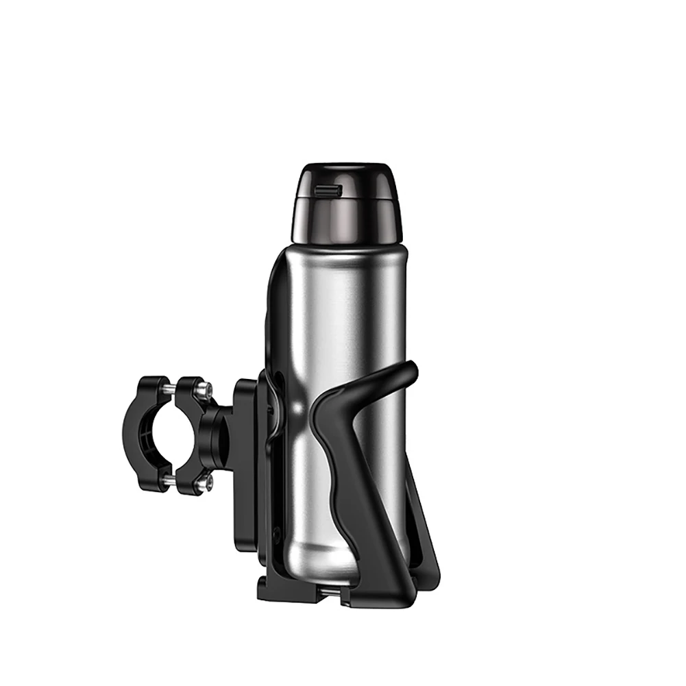 

Universal Motorcycle Cup Holder Handlebar Water Bottle Holder Adjustable Aluminum Alloy Bottle Cage for ATV Dirt Bike