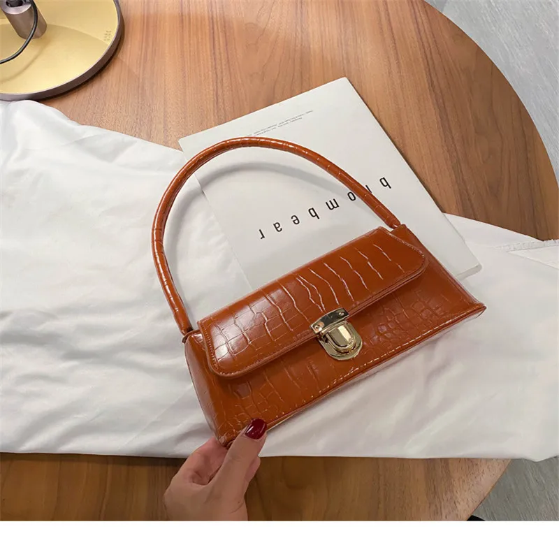 

Модные женские сумочки, маленькие сумки через плечо из искусственной кожи с узором под камень, дизайнерские женские дорожные сумки через пл...