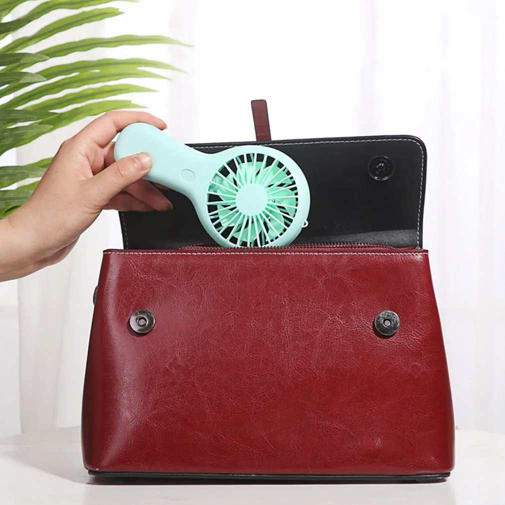 

USB Mini Wind Power Handheld Fan Ultra-quiet And Convenient Fan High Quality Portable Student Office Cute Cooling Fans #4 color