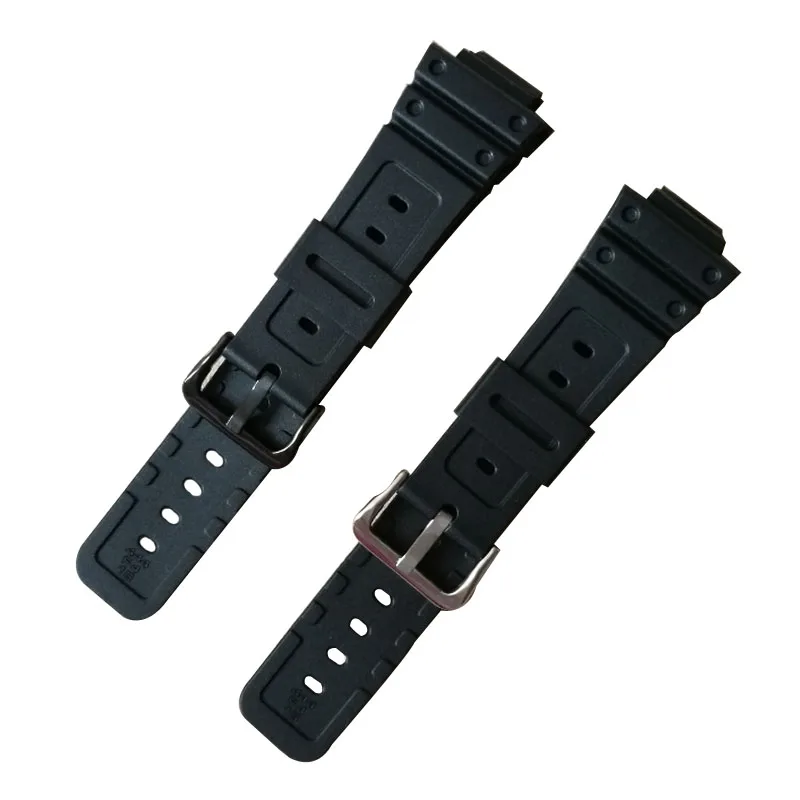 Ремешок Jeathus для часов casio G-shock GW-M5610 DW-6900 G5700 выпуклый 16*26 мм Резиновый из