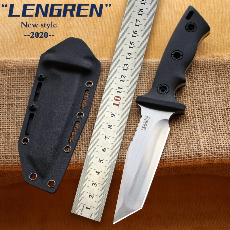 2020 tactical Survival Knives DC53 Steel G10 Handle 6MM thick Hunting Camping Blade high hardness military sharp Straight knife
