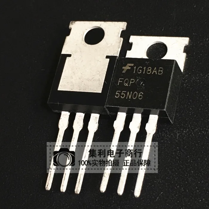 

10 шт./лот FQP55N06 FQP55N06 TO-220