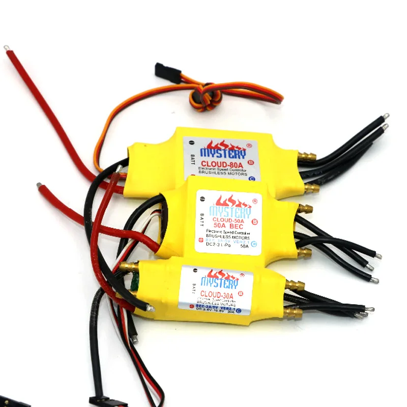 1 шт. 2-6S 30A/50A/80A/100A/200A ESC 5 V/3A 5 V/5A UBEC Бесщеточный Регулятор скорости ESC для RC лодки UBEC 200A/S