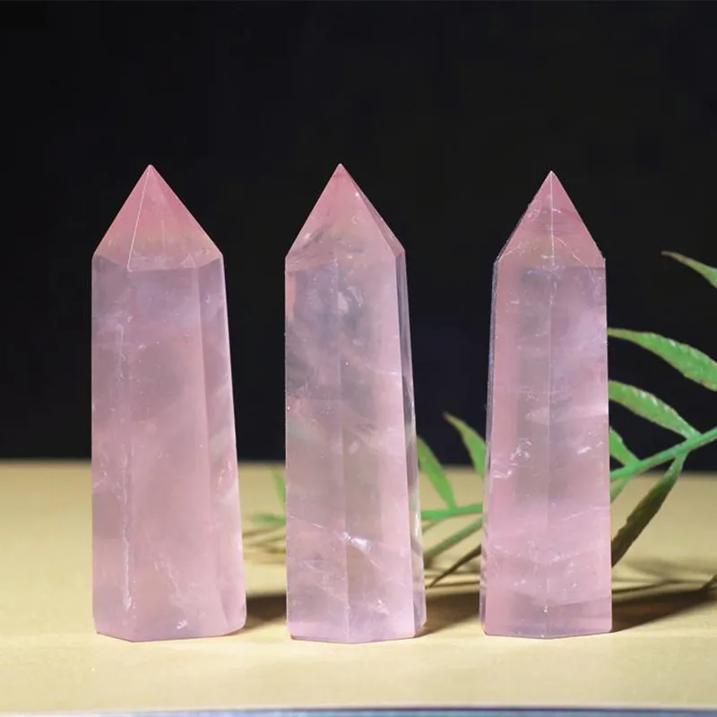 

Pink Natural Stones Crystal Natural Raw Amethyst Quartz Healing Stone Energy Ore Mineral Crafts Home Decoration