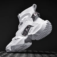 new mens fashion sports shoes high top socks casual shoes breathable walking shoes mens vulcanized shoes light fashion shoes