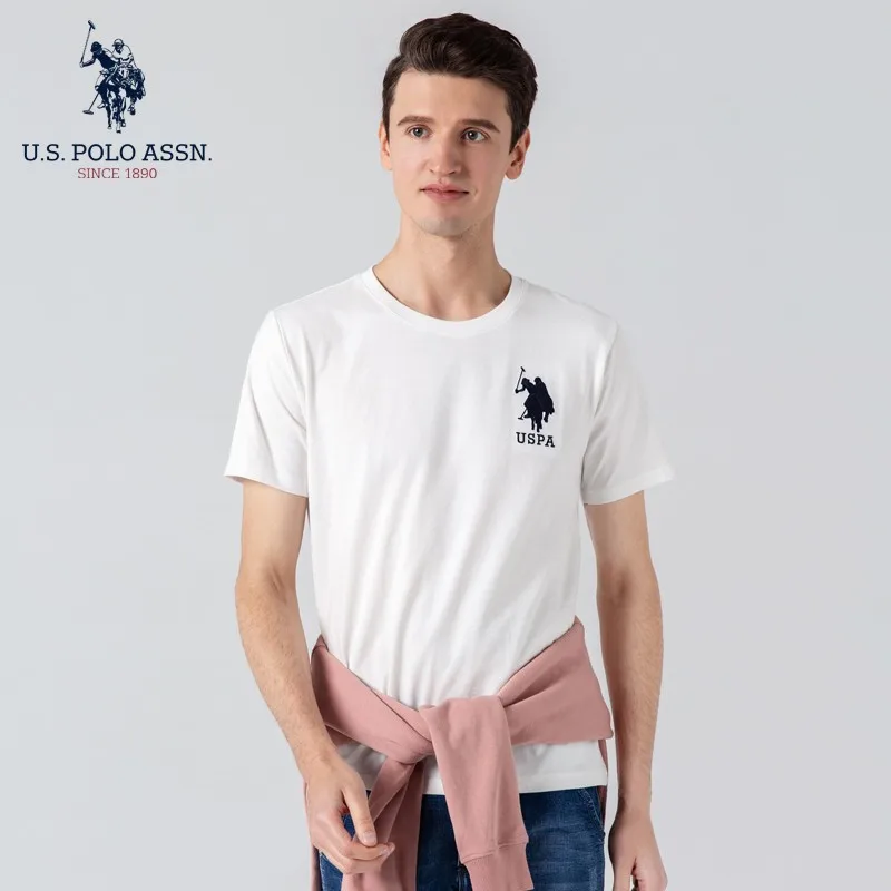 Мужская хлопковая футболка поло с вышивкой 8 цветов | одежда