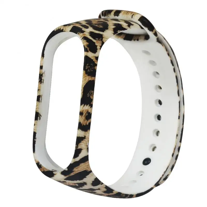 Новинка для Mi Band 5 ремень водонепроницаемый силиконовый пояс с цветами Miband