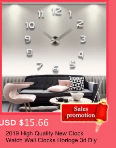 3D Diy Coffee Time Clock Acrylic Wall Clock Modern For Kitchen Home Decor Cup Shape Wall Sticker Hollow Numeral Clock