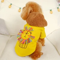 sales broken code winter warm hoodie pet dog clothes for dogs woolen cloth coat jacket teddy yorkies chihuahua puppy clothing