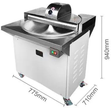 80kg/h output capacity vegetable bowl cutter machine meat mix mincer shallot onion dicing | Бытовая техника
