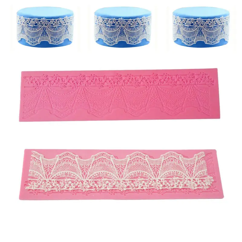 Кружева силиконовые формы для сладких изделий украшения Fondant (сахарная) коврик