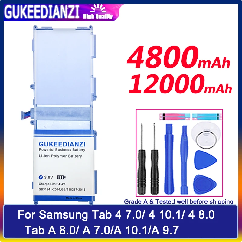 Планшеты батарея для Samsung Galaxy Tab4 Tab 4 10 1 SM T530 T533 T535 T531EB BT530FBC 7 0/4 8 0/Tab A 0/A 1/A 9