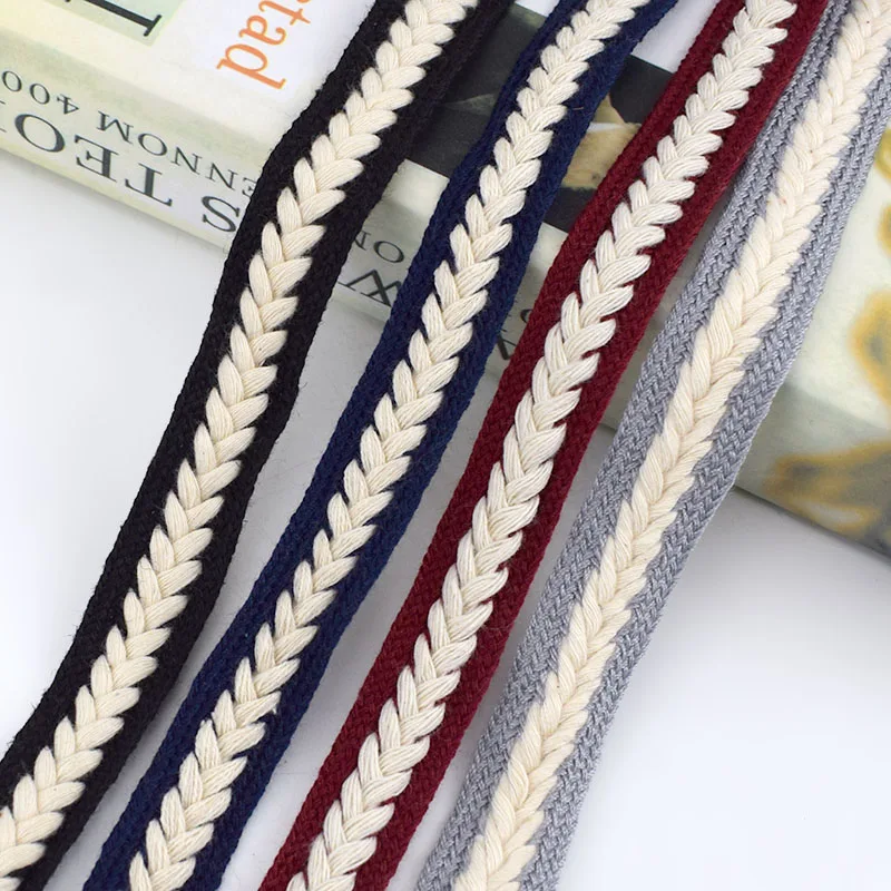 Meetee 9 ярдов 1 5 см тесьма хлопок cкручивание плетение волос Twist Weaving лента кружевное