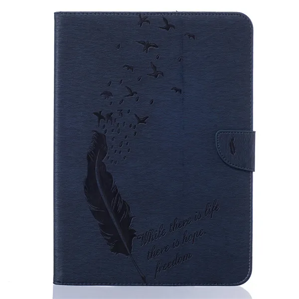 dark blue Для IPad Mini Чехол-книжка с подставкой из искусственной кожи чехол для Apple IPad MIni 1 Mini 2 Mini 3 защитный чехол для планшета с отделением для карт - Цвет: dark blue