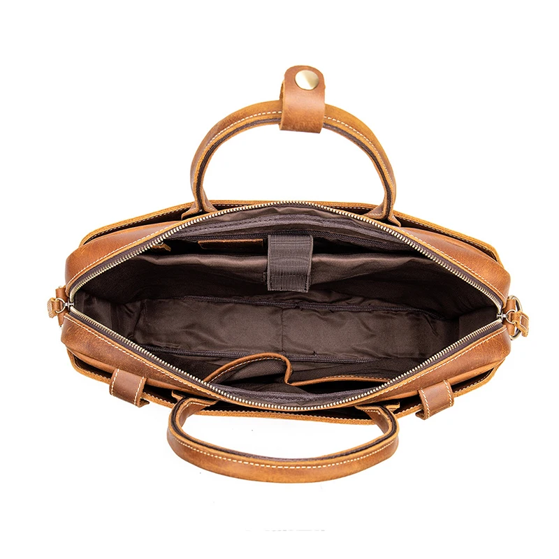 Портфель из натуральной кожи мужская деловая сумка мужские сумки на плечо для