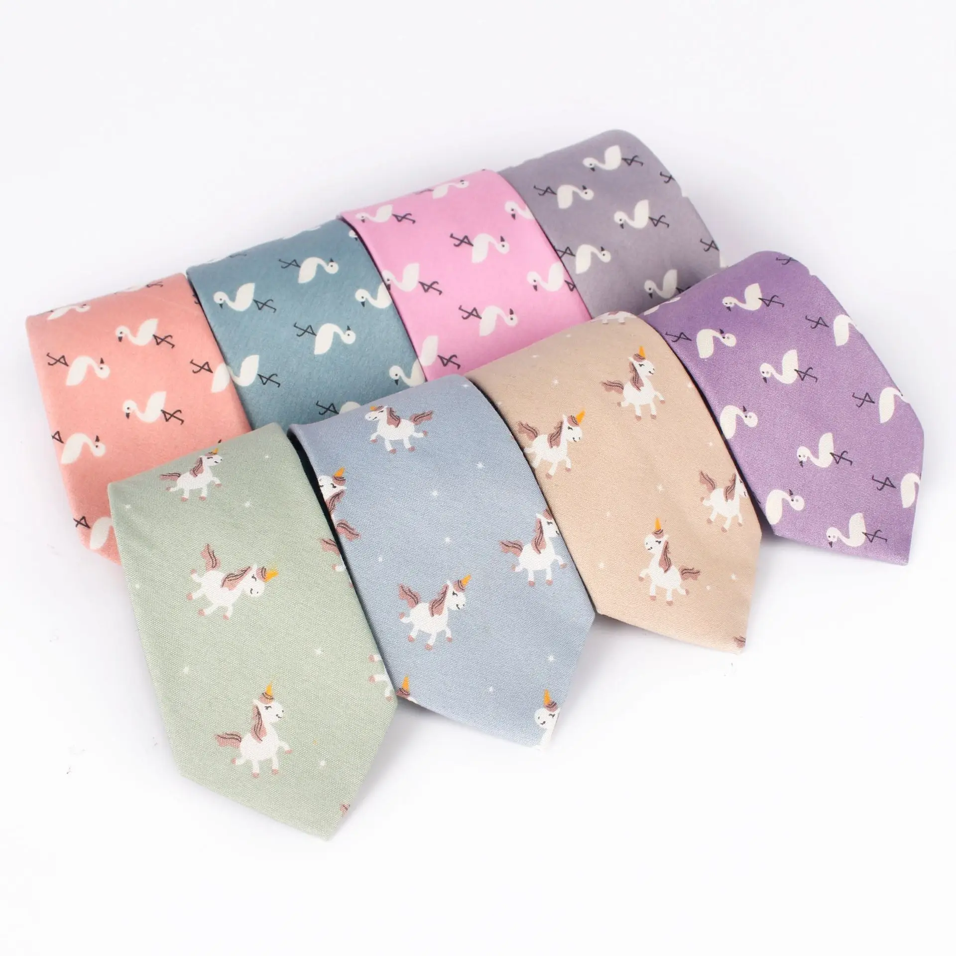  Inbaiway 7 см мультяшный шейный галстук для мужчин повседневный женский ручной