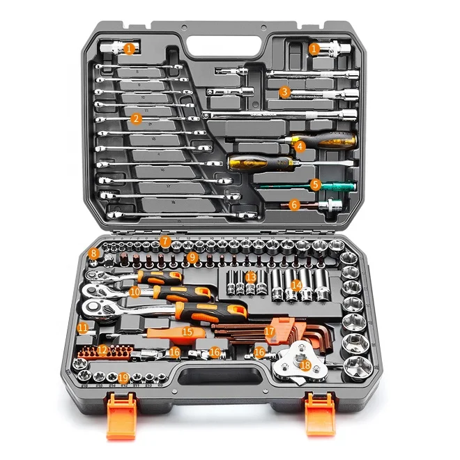 

Wrench tool 121pcs auto repair tool set portable tool kit