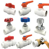 ppr valve faucet joint heating hot melt switch 20 25 32 plumbing fittings